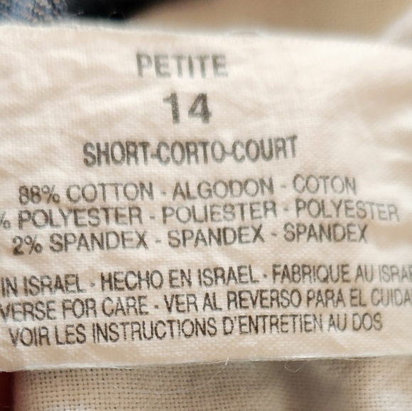 Gloria Vanderbilt Amanda Women's Tapered Leg Classic Fit Jeans 14 Short New - Picture 7 of 11